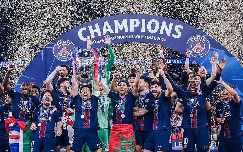cau lac bo bong da paris saint germain thanh tich tai ligue 1 va champions league
